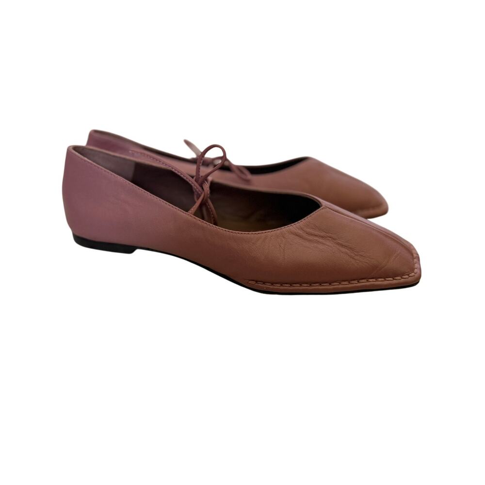 Alohas Sway Leather Flats - Pink - Size 39 US 8.5 - Picture 2 of 5